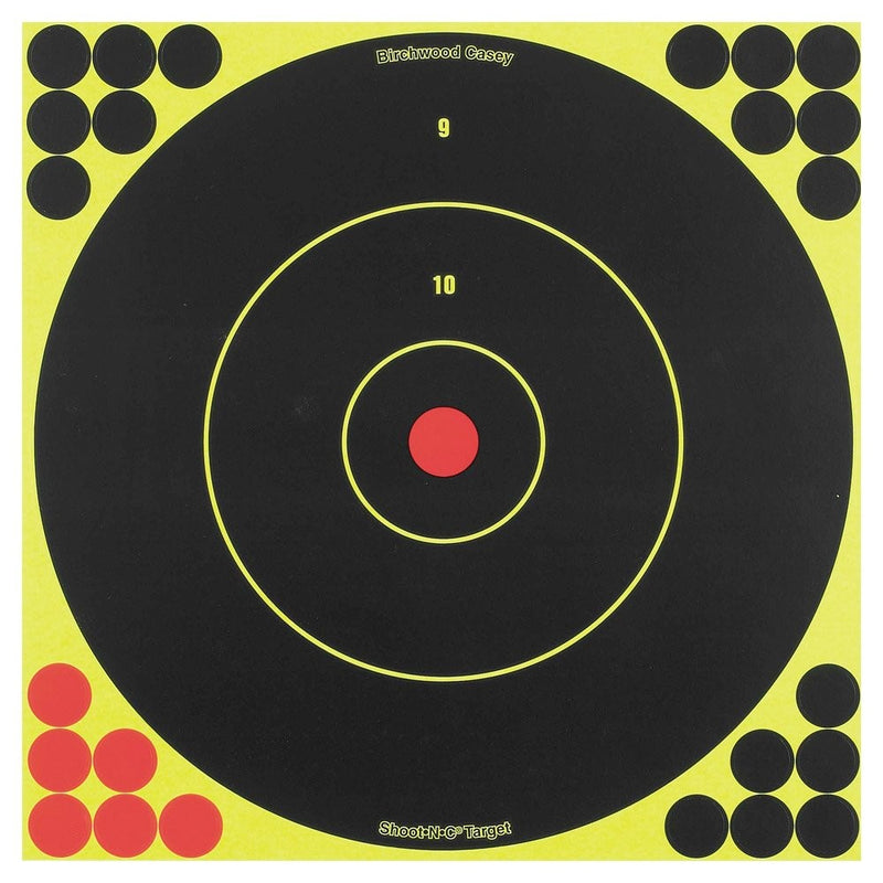 Birchwood Casey Shoot-N-C 12-Inch Bull's-Eye Target, 12 Targets