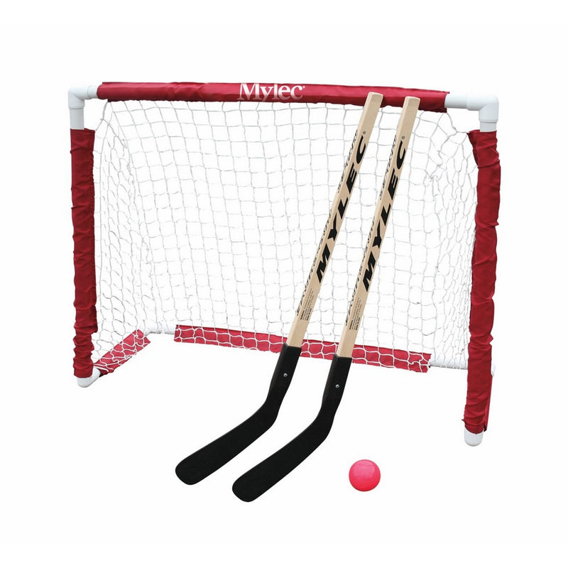 Mylec Jr. Hockey Goal Set, White