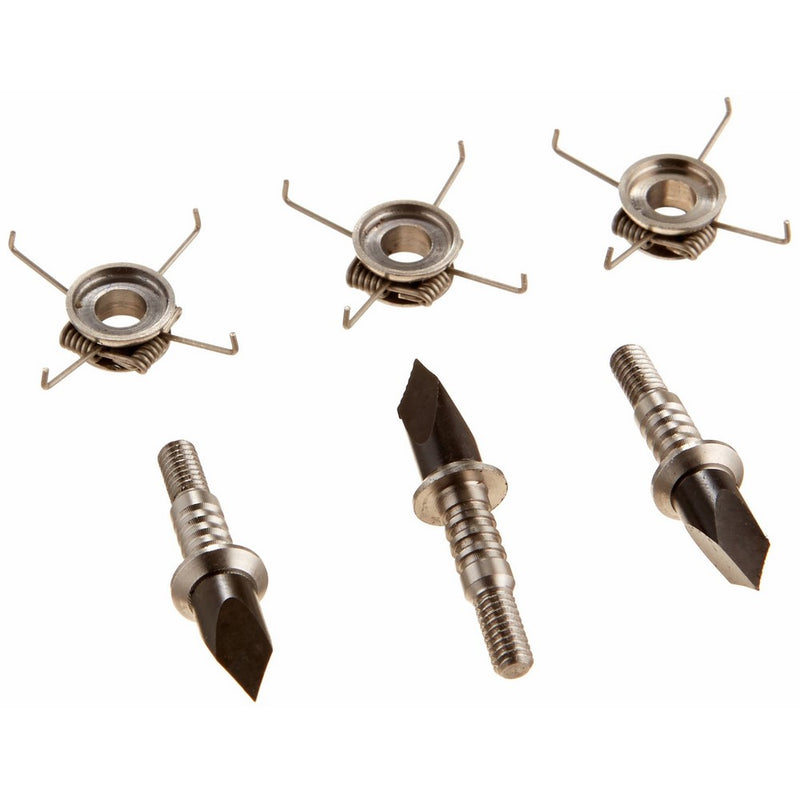 Muzzy 112 - SG-X Bowhunting Small Game Grasshoppers 100 Grain Broadhead, 3 Pack