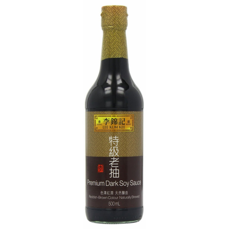 Lee Kum Kee Premium Dark Soy Sauce, 16.9-Ounce Bottle (Pack of 2)