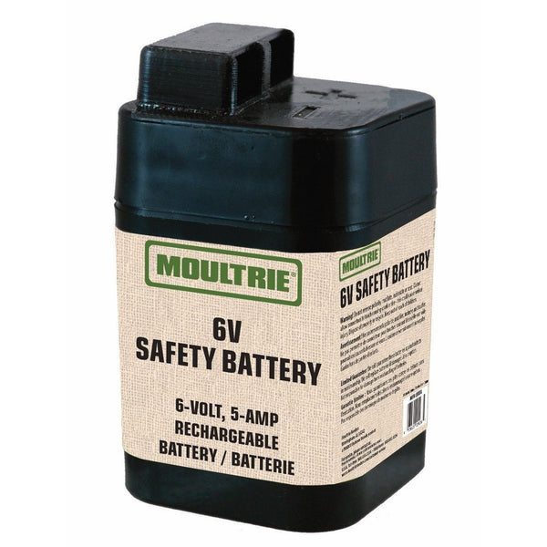 Moultrie 6-Volt Rechargeable Safety Battery | Sealed lead-acid Battery | Safe for outdoor use