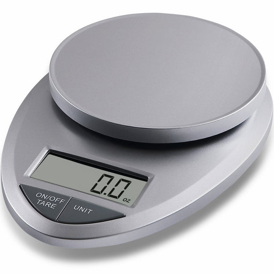 EatSmart ESKS-01 Precision Pro Digital Kitchen Scale, Silver