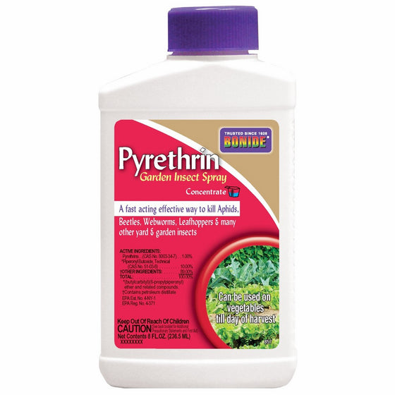 Bonide Products 857 Pyrethrin Spray Concentrate, 8-Ounce