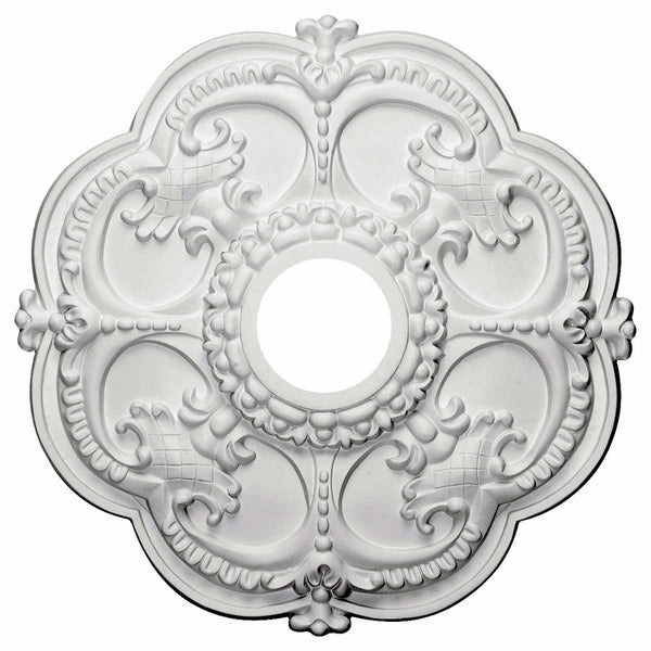 Ekena Millwork CM17RO 18-Inch OD x 3 1/2-Inch ID x 1 1/2-Inch Rotherham Ceiling Medallion