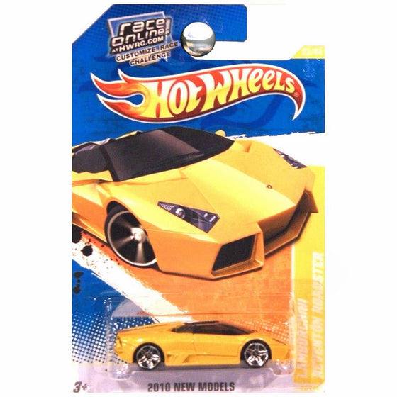 2011 HOT WHEELS NEW MODELS 23/240 YELLOW / GOLD / ORANGE LAMBORGHINI REVENTON ROADSTER 23/44