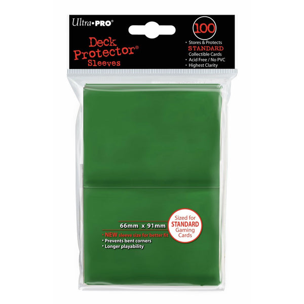 Ultra-Pro Sleeves: New Standard Green Deck Protectors (100)