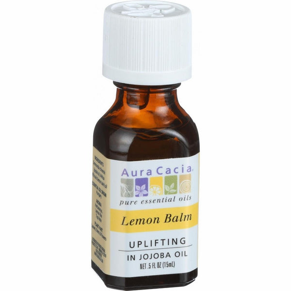 Aura Cacia Essential Oil, Lemon Balm, 0.5 oz