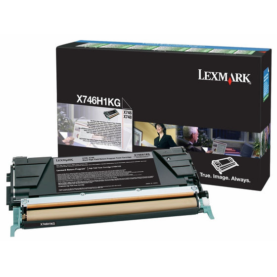 Lexmark LEXX746H1KG Toner Cartridge Black Laser, 12000 Page 1 / Pack Toner