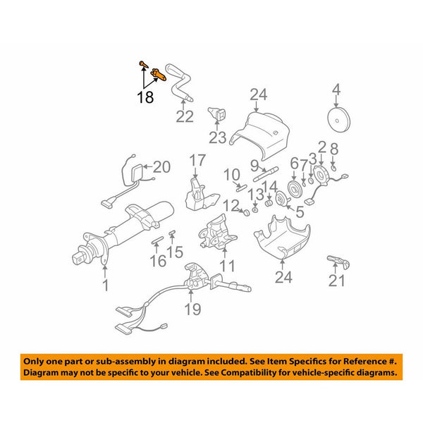 General Motors 15799769, Ignition Lock Cylinder