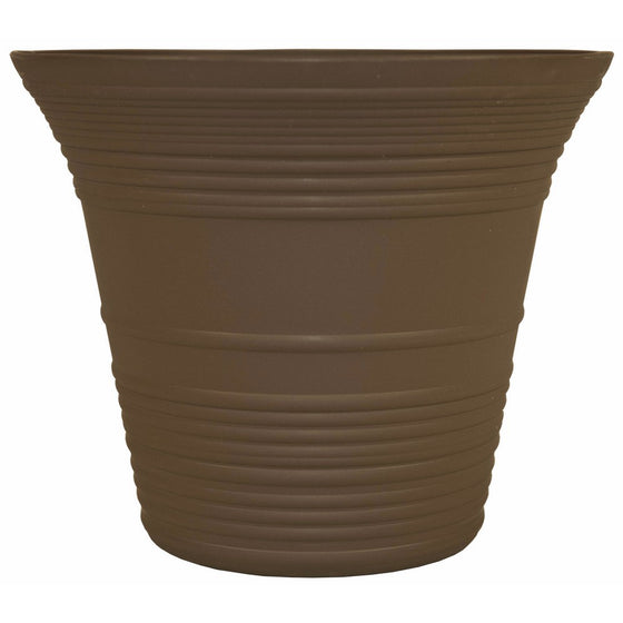 Listo 9-Inch Sedona Elite Planter, Vineyard Brown