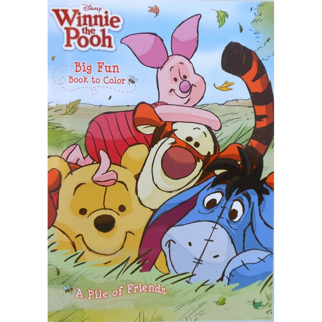 Disney Winnie the Pooh "A Pile of Friends" Coloring Book