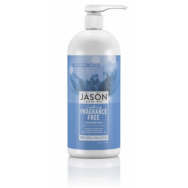 Jason Fragrance Free Shampoo, 32 Fluid Ounce