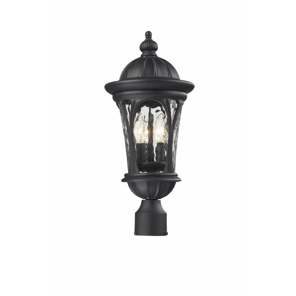 Z-Lite 543PHM-BK Outdoor Post Light