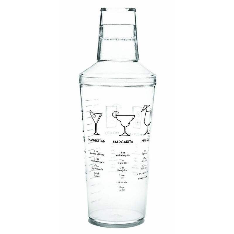 Maraca 16 Ounce Recipe Cocktail Shaker by True