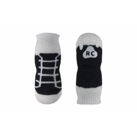 RC Pet Products PAWks Dog Socks, X-Small, Black Sneakers