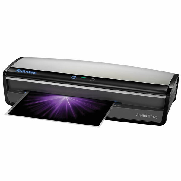 Fellowes LaminatorJupiter 2 125, Rapid 1 Minute Warm-up Laminating Machine, with Laminating Pouches Kit (5734101)