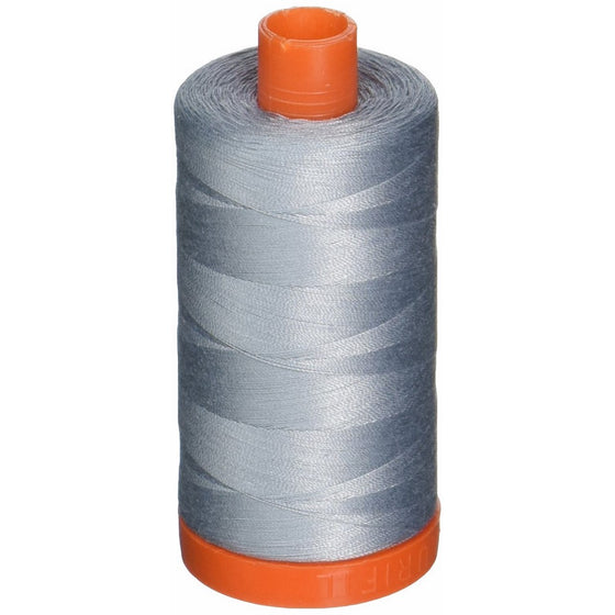 Aurifil A1050-2612 Solid 50W 1422 yd Artic Sky Mako Cotton Thread