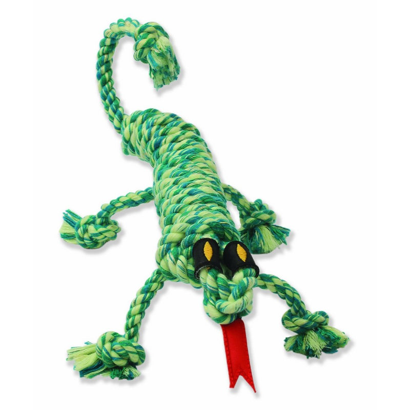 Mammoth Snakebiter Iguana Rope Dog Toy 16" (Assorted Colors)