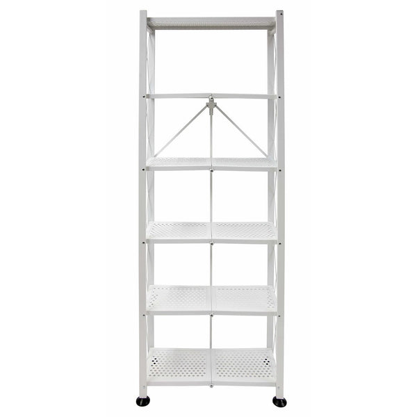 Origami 6 Tier Book Shelf, White