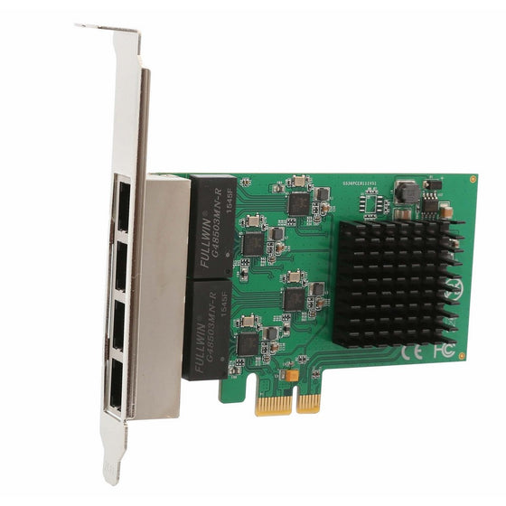 Syba SI-PEX24042 4 port Gigabit Ethernet PCI-e X1 Network Interface Card