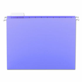 Smead Hanging File Folder, 1/5- Cut Adjustable Tab, Letter Size, Lavender, 25 per Box (64064)