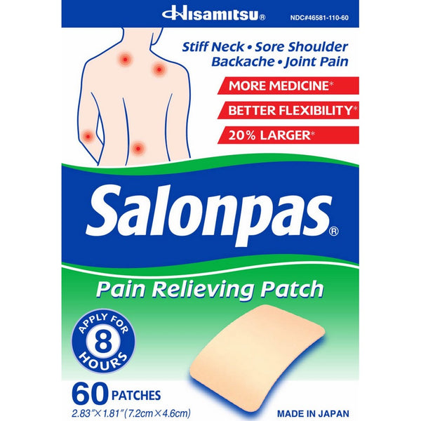 Salonpas Pain Relieving Patch - 120 Patches