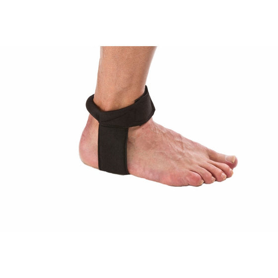 Cho-Pat Achilles Tendon Strap - Developed w/ Sports Medical Professionals at Mayo Clinic to Reduce Stress & Alleviate Achilles Tendonitis Pain - Black (Small, Under 10.5")