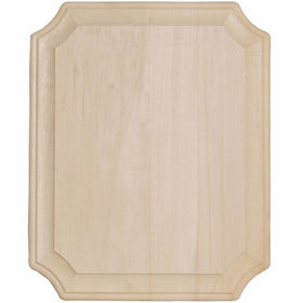 Walnut Hollow 8-Inch by 10-Inch Basswood French Corner Wide Edge Plaque