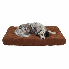 Carolina Pet Jamison Protector Pad Quilted OOPS Bed for Pets, Medium, Chocolate