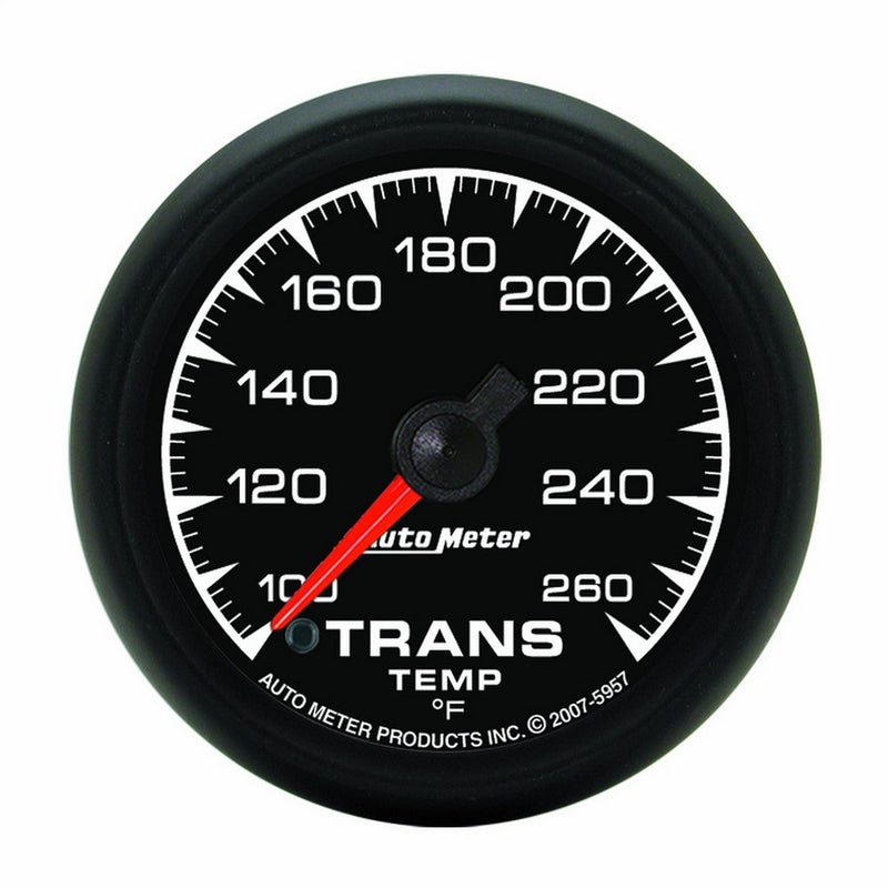 Auto Meter 5957 ES 2-1/16" 100-260 F Full Sweep Electric Transmission Temperature Gauge
