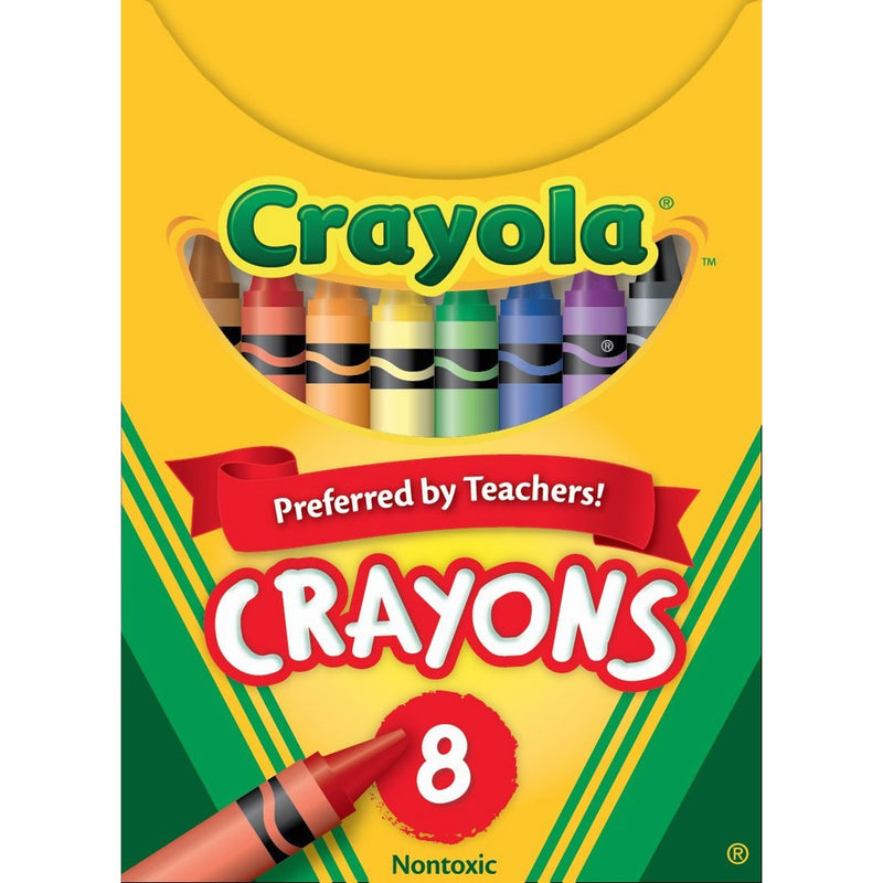 Crayola Crayons, 8-Count, Standard Size