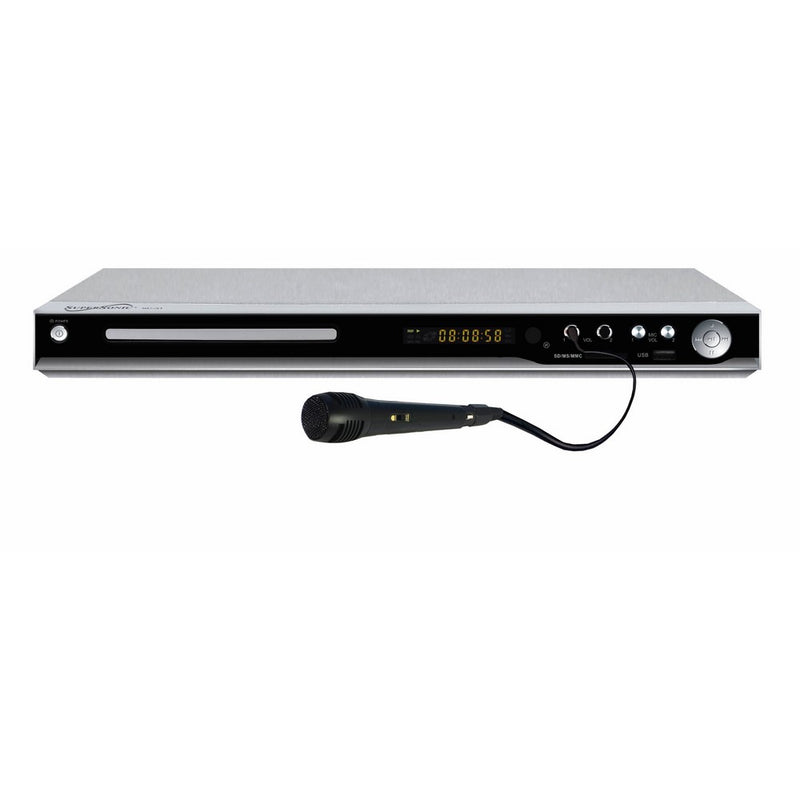 Supersonic SC-31 5.1 Channel DVD Player with HDMI Up Conversion, USB, SD Card Slot and Karaoke