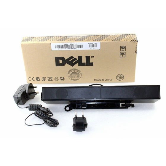 Dell AX510PA E Series Flat Panel Stereo Sound Bar with Power Adapter