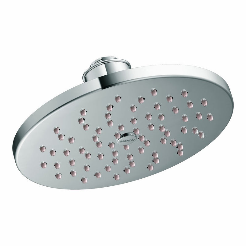 Moen S6360EP 8" Eco-Performance Single-Function Rainshower Showerhead with Immersion Technology at 2.0 GPM Flow Rate, Chrome