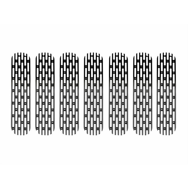 Drake Off Road JP-190008-BLACK Grille Insert for Jeep JK
