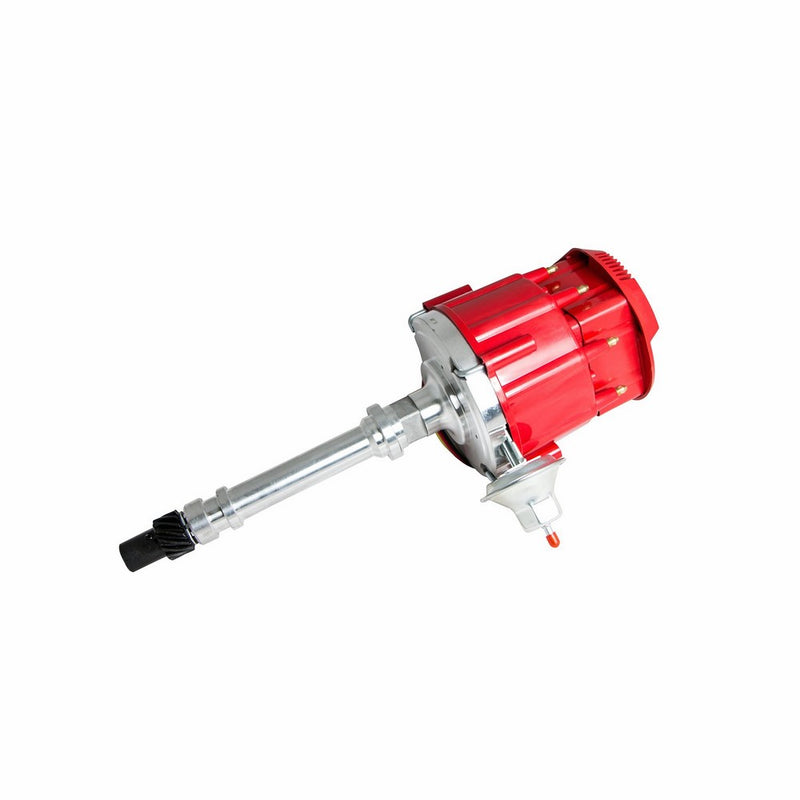 Top Street Performance JM6500R HEI Distributor with Red Flat-Cover Super Cap (65K Volt Coil)