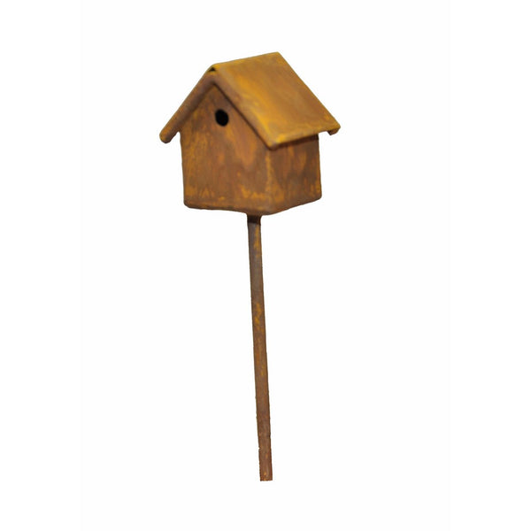 G & F MiniGardenn 10020 Fairy Garden Miniature Bird House Pick