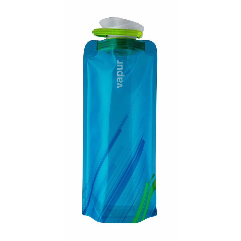 Vapur Element 0.7L BPA Free Foldable Flexible Water Bottle w/Carabiner (Water)