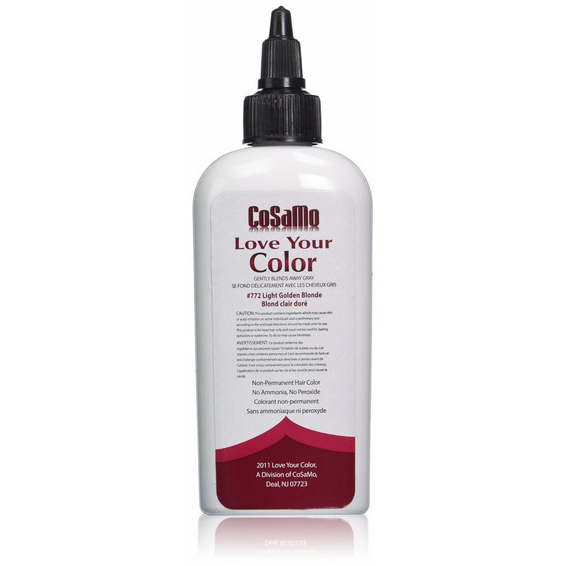 Love Your Color Cosamo Non Permanent Hair Color, Light Gold Blonde