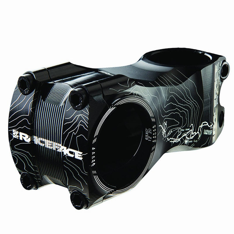 RaceFace Atlas Mountain Bike Stem 35mm Clamp, Black, 1 1/8-Inch