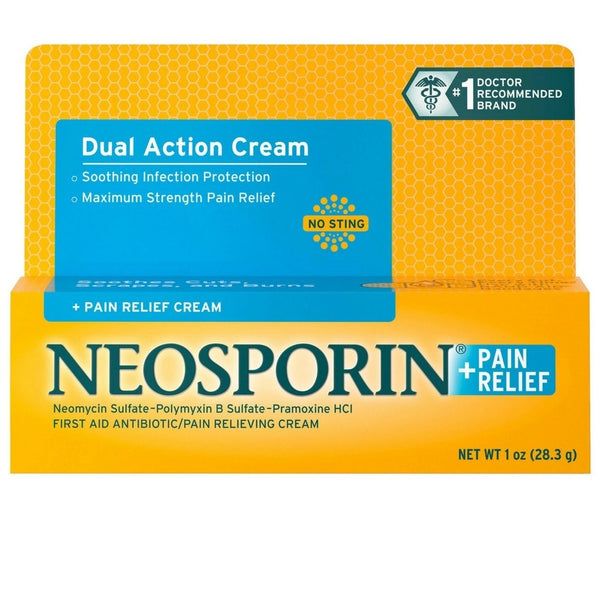 Neosporin Pain Relief Cream Maximum Strength 1 oz