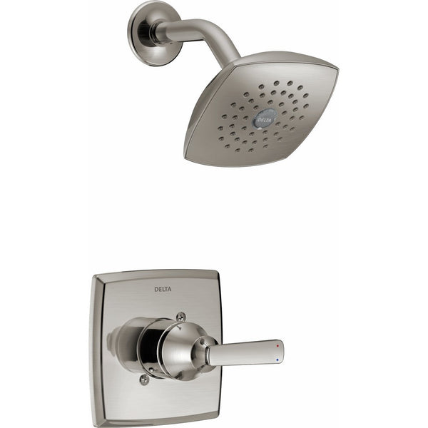Delta T14264-SS Ashlyn 14 Series Single-Function Shower Trim Kit with Single-Spray Touch Clean Shower Head, Stainless (Valve Not Included)