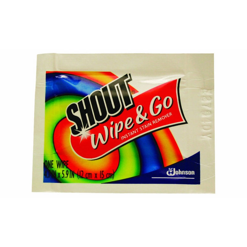 Shout Wipe & Go Stain Treater Towelette (Fresh Scent, 80-Count)