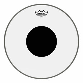 Remo Controlled Sound Clear Drum Head with Black Dot - 14 Inch