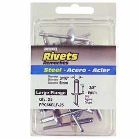 FPC FPC66SLF-25 25PK MEDLG Flange Rivet