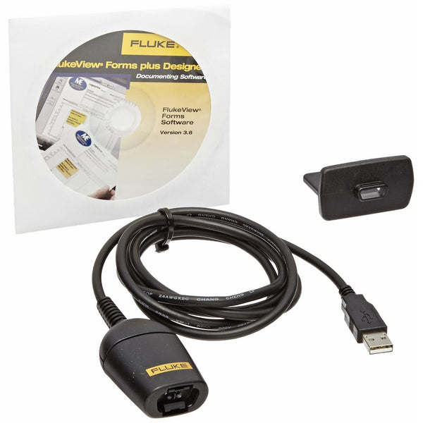 Fluke FVF-SC2 FlukeView Forms Software with Cable for 280 Series, 53-II B and 54-II B, 180 Series, 789, 1550B and 1653B