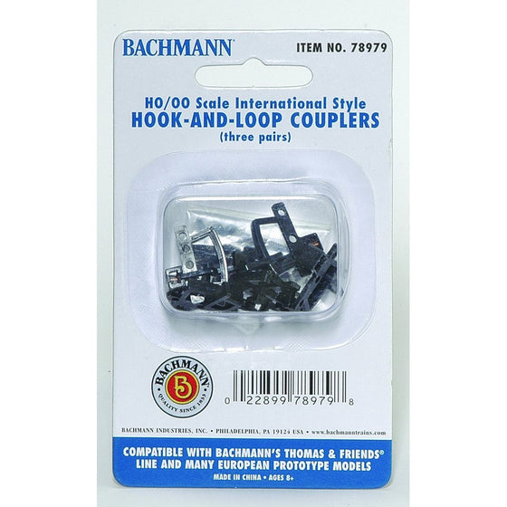 Bachmann Trains Thomas And Friends - Hook And Loop Couplers 3 Pack (Appropriate For Most Thomas And Friends Rolling Stock)