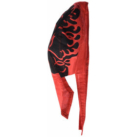 Zanheadgear Flydanna Bandanna, 100% Cotton, Flames Red II