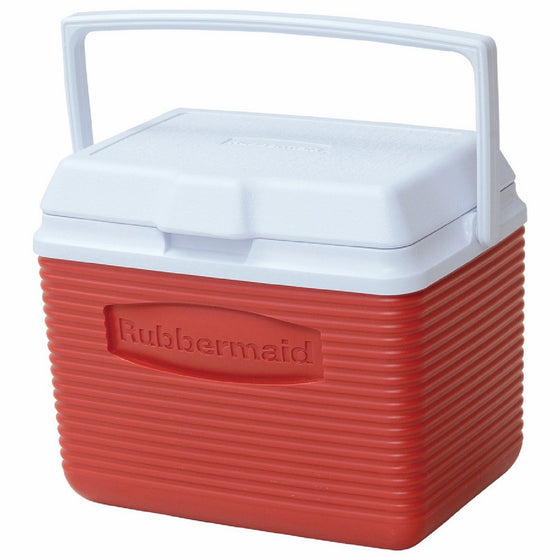 Rubbermaid Cooler, 10 qt, Red (FG2A1104MODRD)
