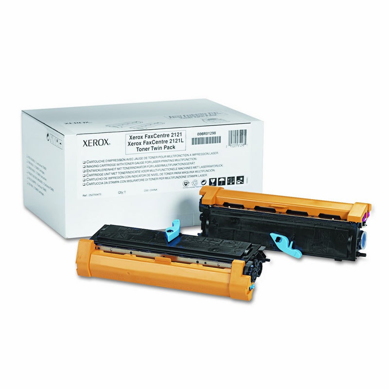 Xerox 006R01298 Toner, 12000 Page-Yield, 2/Pack, Black